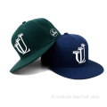 Cap snapback del logo da ricamo 3d